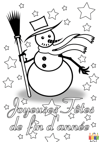 Dessin Joyeuses Fêtes - Dessin de Joyeuses Fetes #20987